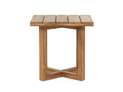 Ella - Square Side Table With Cross Stretcher Base
