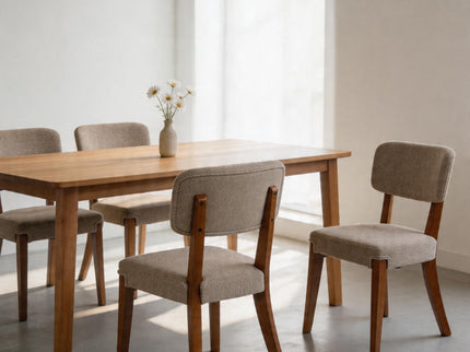Contemporary Armless Dining Chairs (Set of 2)
