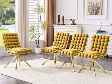Puffy Bubble, Ball Chain Dining Chairs For Dining Room (Set of 2)
