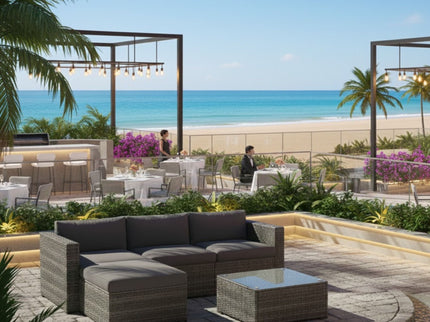 Modern Patio Set With Coffee Table