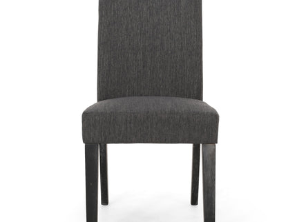 Contemporary Dining Chair With Upholstered Seating And Tapered Legs