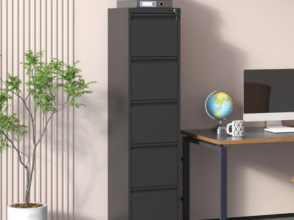 Steel Drawer Vertical File Cabinet With Lock For A4 Legal / Letter Size