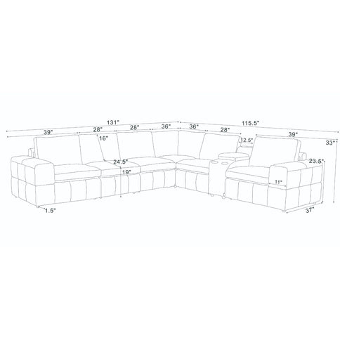 Large - Arm Upholstery Modular Sectional With Custom Configuration - Olive Green