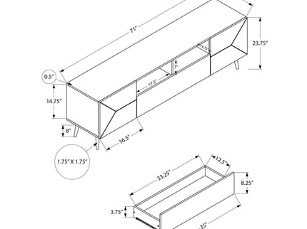 TV Stand With Storage Drawer