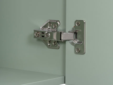 Modern Bathroom Vanity With Sink, Diamond Pattern Doors