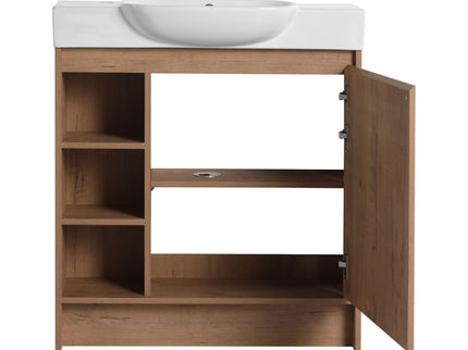 Sleek Design Freestanding Bathroom Vanity With Sink, Soft Close Door
