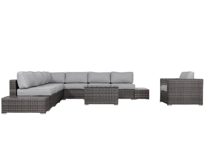 Stylish Entertainment Sectional Set, Outdoor Living