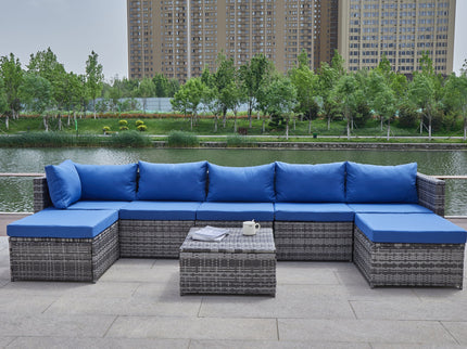 Patio Sofa With Cushions