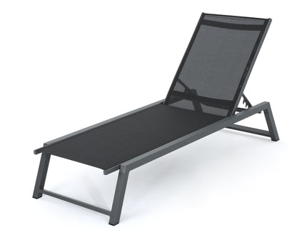 Myers - Modern Chaise Lounge Set With Adjustable Back