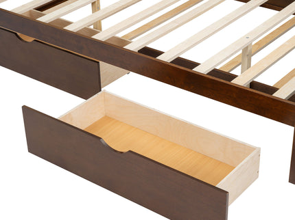 Headboard Bed With 2 Drawers And Trundle