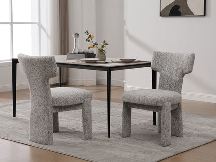 Armless Curved Back Accent Chairs
