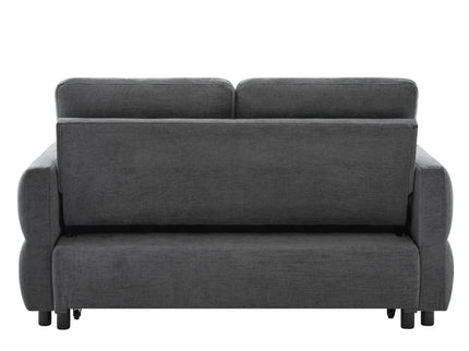 Convertible Sofa Bed Loveseat With Adjustable Backrest And USB Ports