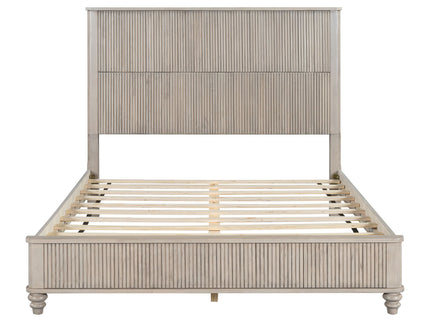Platform Bed Frame With Tall Headboard
