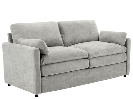 Cozy Upholstered Cushion Loveseat Sofa For Living Room