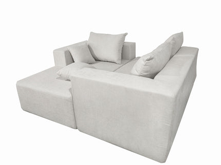 Modular Corner Sofa With Soft Fabric