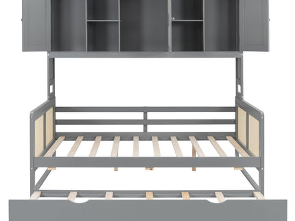Daybed And All In One Cabinet And Shelf