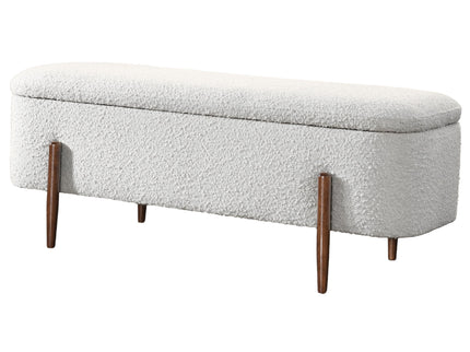 Sarna - Storage Bench - Ivory