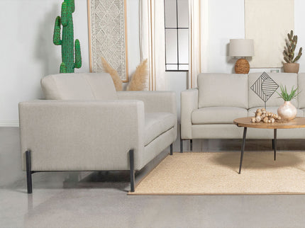 Dulcie - Loose Back Loveseat - Oatmeal