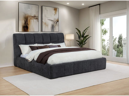 Branson - Platform Bed With Tufted Headboard