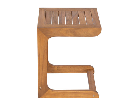 Ashwell - Acacia Wood Side Table - Teak