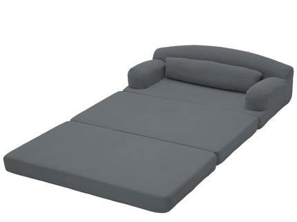 2 Seater Sofa Bed, Compact Foldable Floor Couch