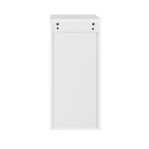 Wall Mounted Floating Cabinet With Side Cabinet Combo, Rectangular Ceramic Sink Vanity