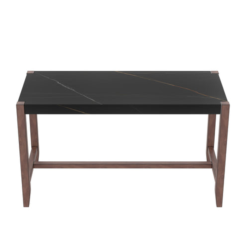 5 Piece Counter Height Dining Set, Bar Table With 4 Upholstered Chairs