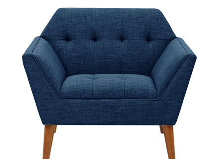 Modern Lounge Chair With Button Tufting
