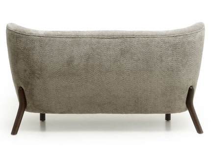 Nordic Chair Laid Back Loveseats With Curved Backres, No Armrests
