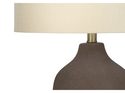 Lighting, Table Lamp, Ceramic, Resin, Contemporary - Gray