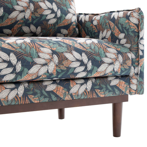 2 Seater Loveseat Sofa With Spacious Seating Area