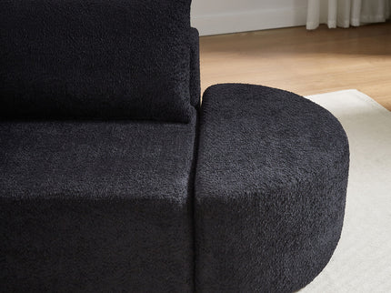 V - Shaped Modular Sofa Set With 3 Pillow