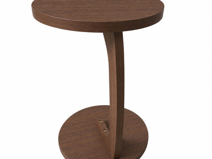 C - Shaped End Table With Sturdy Base