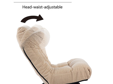 Adjustable Japanese Reclining Floor Chair Sofa With Metal Frame For Living Room