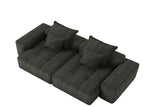 Black / 2 Seater Sofa