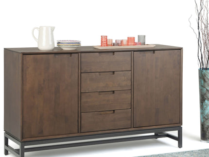 Banting - Sideboard With Centre Drawers - Walnut Brown