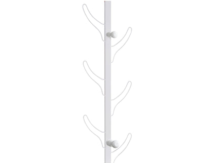 Vertical Eight Hook Coat Rack Wall Mount