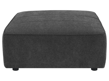 Ortega - Square Ottoman - Charcoal