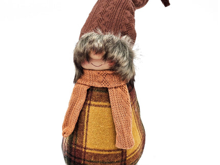 Gnomes Decorations For Fall Thanksgiving Table Decorations (Set of 2) - Brown / Yellow