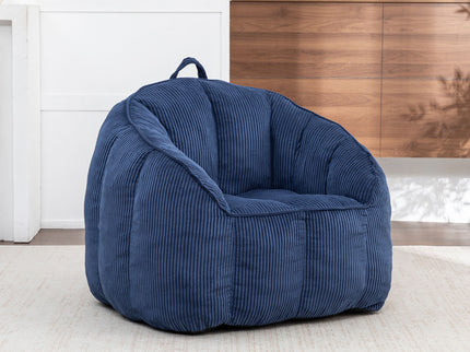 Giant Bean Bag Chair Sofa For Living Room - Dark Blue