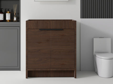 Freestanding Bathroom Vanity Cabinet With Soft Close Doors, Cabinet Only