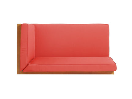 Brava - X Back Corner Bench With Coffee Table