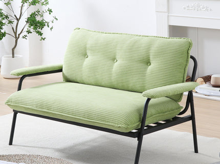 Modern Metal Frame Sofa With Sponge Filling For Compact Spaces And Versatile Use