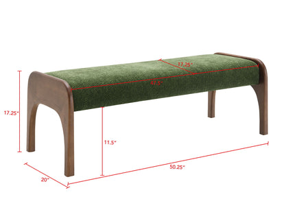 Modern Upholstered Long Bench For Kitchen