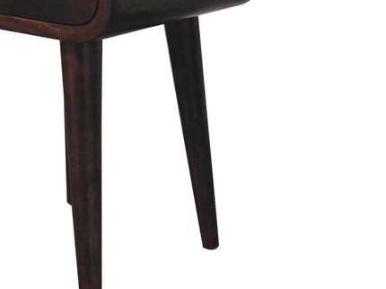 Mini Curve Open Bedside Nightstand