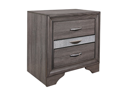 Ryder - Sparkle Nightstand - Gray