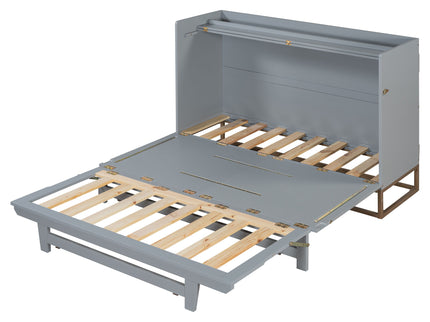 Murphy Bed With Iron Legs, Modern Design