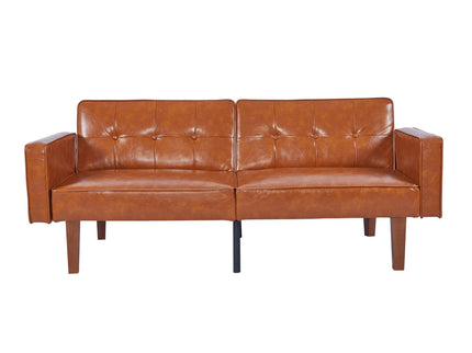 3 Position Split Back Futon Sofa Bed For Living Room