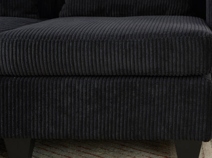 Convertible Chaise Lounge Sofa Chair With USB Ports, Cup Holders, Phone Holder And Storage