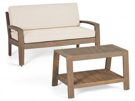 2 Piece Conversation Set, Loveseat & Coffee Table